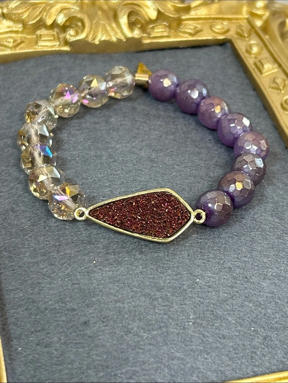 Erimish faceted purple